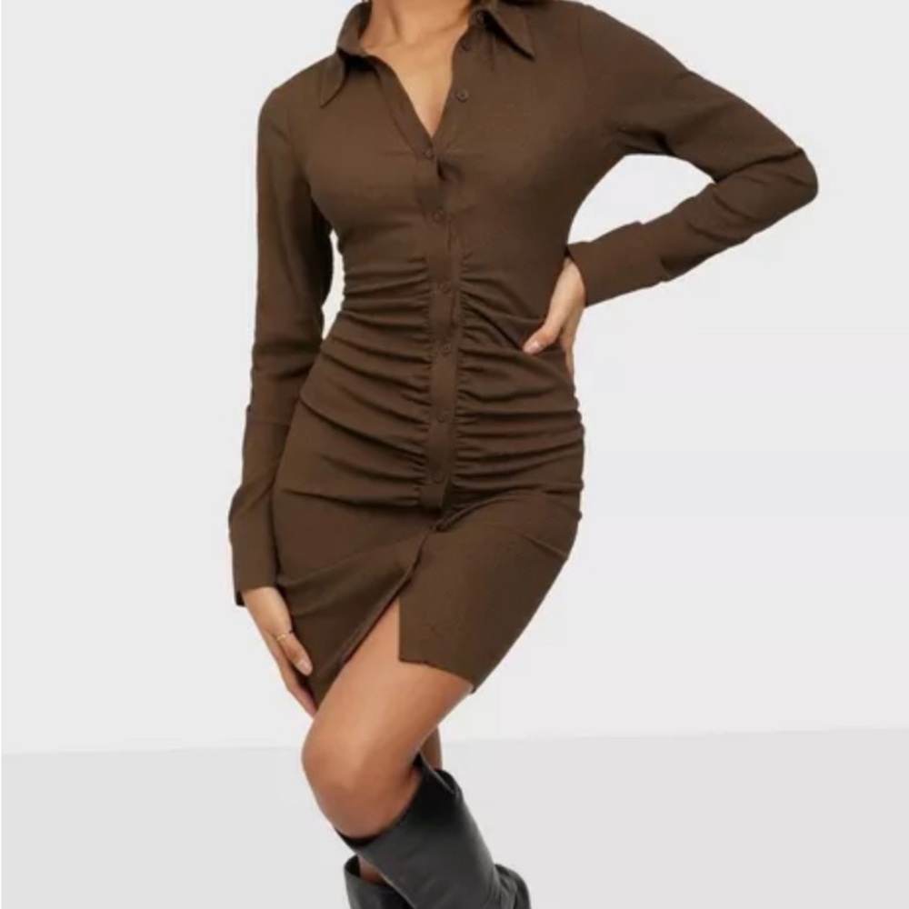 Shein curves long sleeve green women dress size OXL